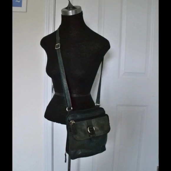 Fossil leather cross body bag - Picture 3 of 4